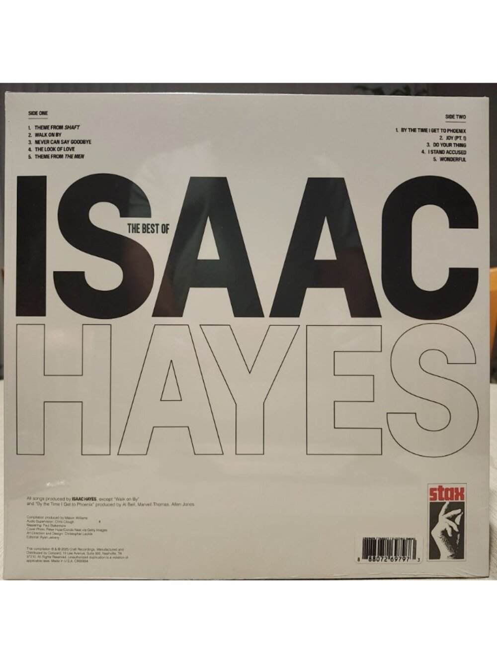 The Best Of Isaac Hayes Limited Edition Electric Smoke Vinyl - Picture 3 of 6